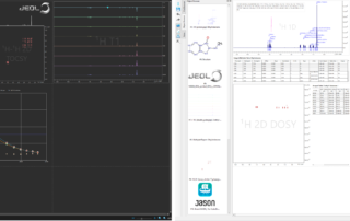 Screenshot of the JASON software in both light mode and dark mode.